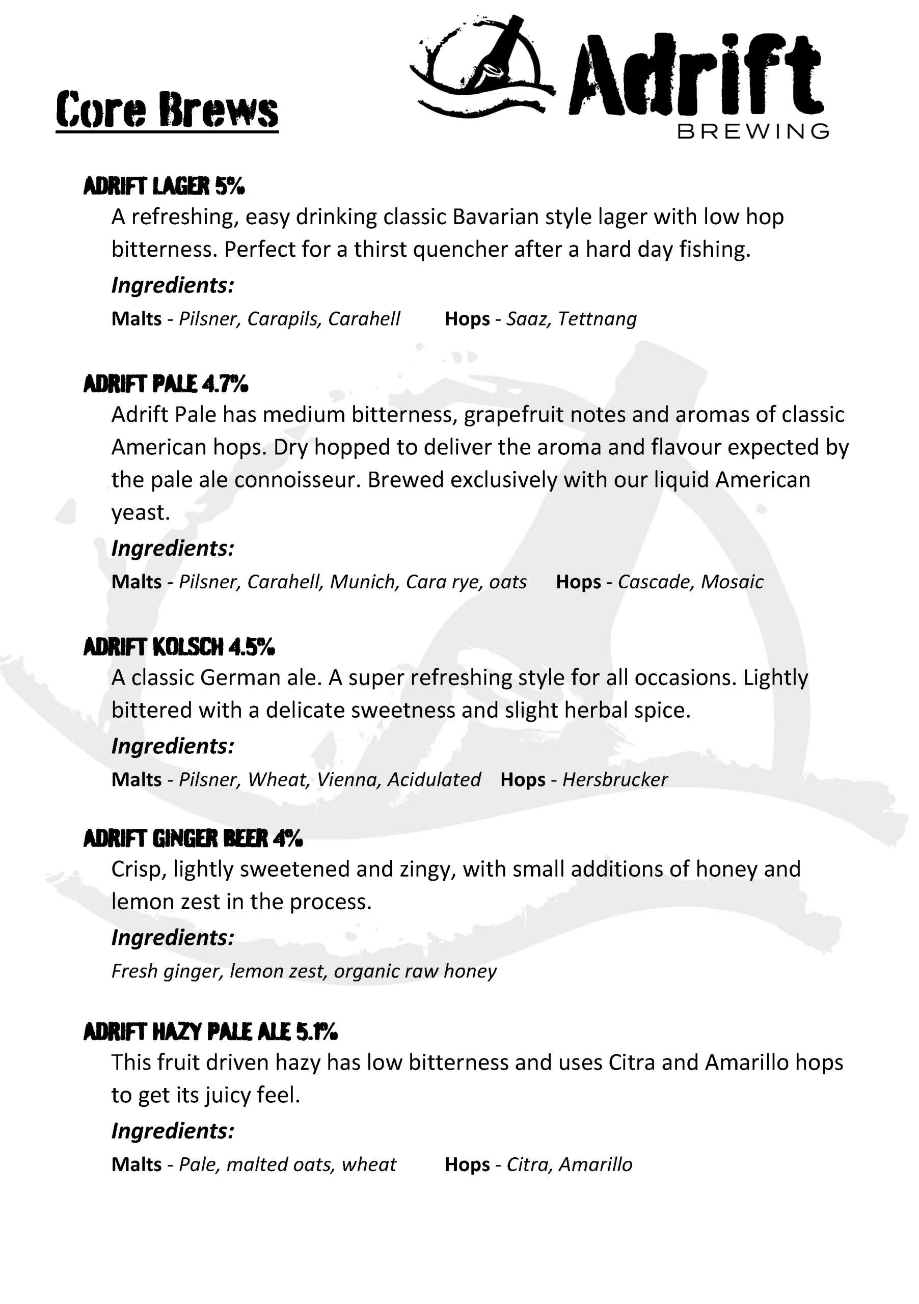 Adrift Core Brews Feb2026